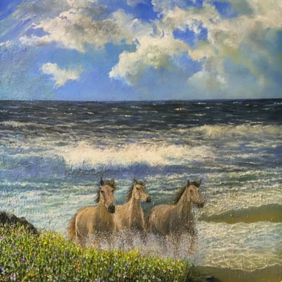 Arte inspirada no oceano: traga o mar para sua casa ou escritório - Decoração de parede artesanal - Imagem 1 de 4