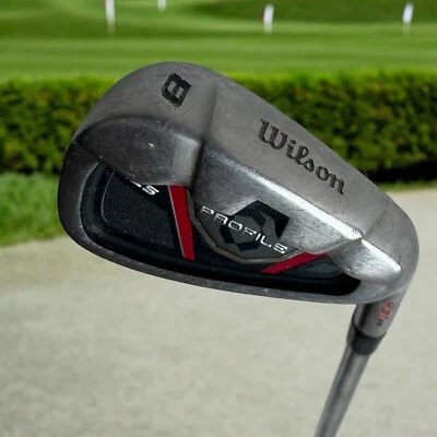 Club de Golf Wilson Profile XLS 8 Hierro 431ss UniFlex Eje de Acero Derecha Derecha Derecha Foto 1 de 4