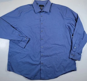 Alfani Mens 18-18.5 -36/37 Dress Shirt Regular Fit Button Long Sleeve Collared - Picture 1 of 5