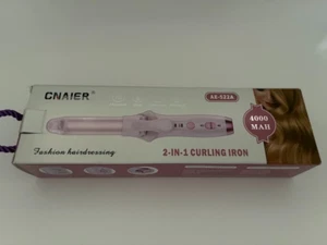 CNAIER Hair Straightener 2in1 Curling Iron, Adjustable Temp, AE-522A - Picture 1 of 5