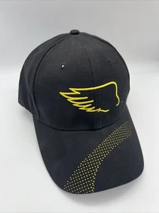 Vintage DeKalb Seed K-Products Snapback Hat Cap Dad Farm Gift Black Yellow Wing - Picture 1 of 7