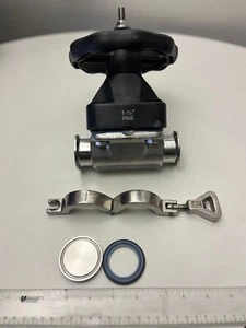 ITT Corp. Pure-Flo 1.5" PAS Model 1.5-316L-SFV5-CWP150 valve - Picture 1 of 9