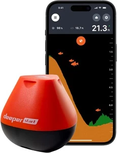 Deeper Start Smart Fish Finder - Castable Wi-Fi Fish Finder for Fishing - Picture 1 of 10