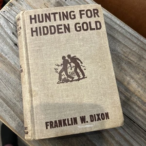 Vintage 1951 Book Hardy Boys Hunting for Hidden Gold by Franklin W Dixon - Picture 1 of 4