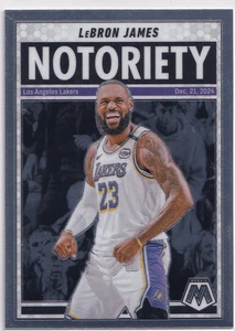 2024-25 Panini Mosaic Notoriety LeBron James #6 - Picture 1 of 2