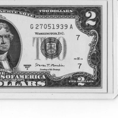$2 UNC BIRTHDAY NOTE "27051939"; MAY 27, 1939 - Image 1 of 3