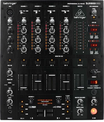 Behringer Pro Mixer DJX900USB 4-channel DJ Mixer - image 1 of 4