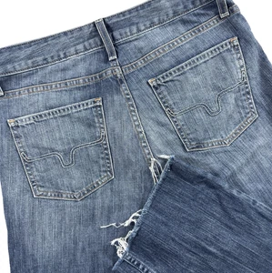 Kimes Ranch Jeans Monica Cropped Womens 6 Medium Wash Frayed Hem Cowgirl Western - Picture 1 of 8