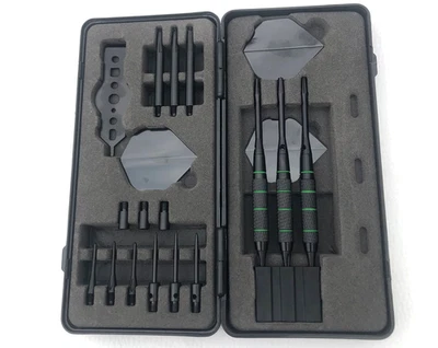 XQMAX 3 Dartpfeile Steel + Softdart + Dart Box + Zubehör + Darttool Geschenk Set