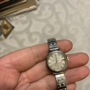 Vintage Seiko Hi-Beat Ladies 2205-0240 Automatic 21J Watch 23mm For Parts/Repair - Bild 1 von 7