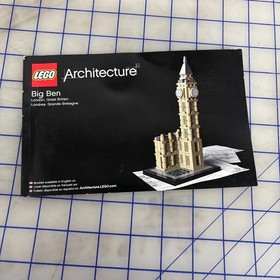 Lego Big Ben (21013) Instruction Only