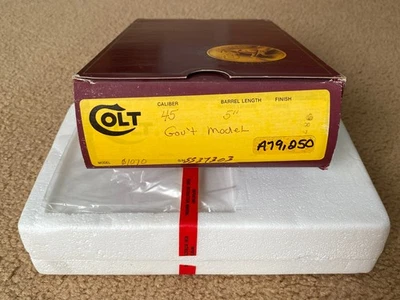 VINTAGE COLT GOVERNMENT MODEL BOX - Image 1 of 3