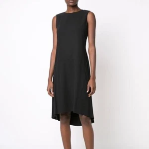 Vince Women's 4 Black A-line Sleeveless Shift Dress - Picture 1 of 5