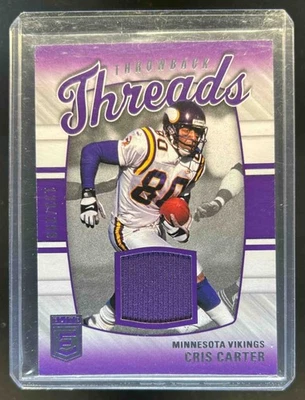 2022 Donruss Elite Cris Carter Throwback Threads 单打球衣 #/299 维京人 — 第 1/2 张图片