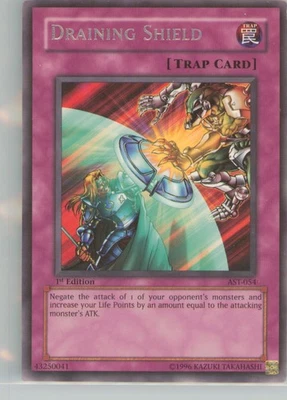 Yu-Gi-Oh Ancient Sanctuary Draining Shield #AST-054 Near Mint or Better 1st ED - Image 1 of 2