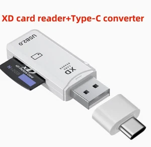 1/2X XD Picture Card Reader USB 2.0 Memory Adapter for Olympus Fuji Cameras - Afbeelding 1 van 14