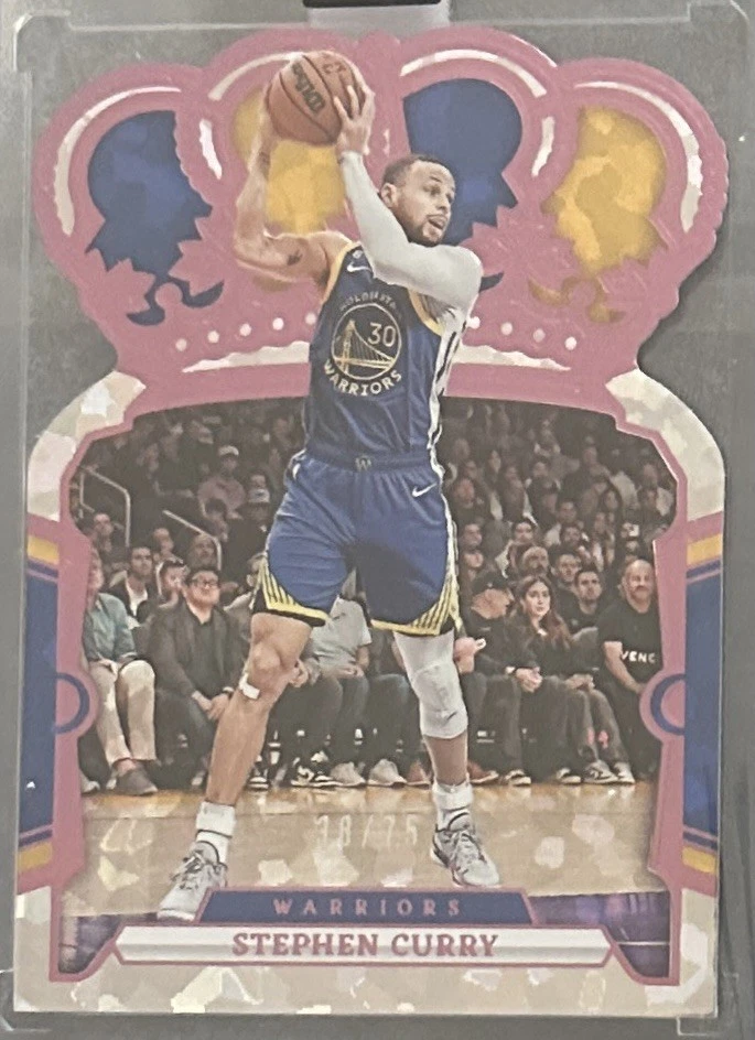 2022-23 Panini Crown Royale - Stephen Curry #45 Pink Crystal /75 - Image 1 of 1