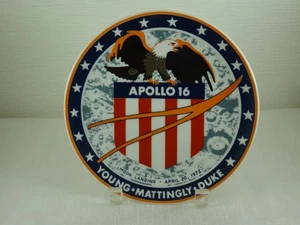 Vintage Apollo 16 Mondlandung April 20 1972 E F Dekor Dänemark Sammelteller - Bild 1 von 12