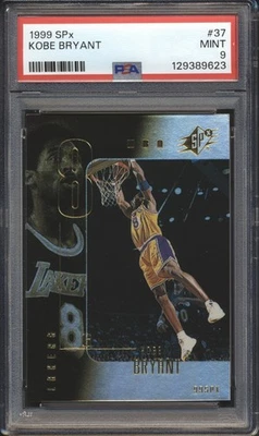 Baloncesto SPx 1999 Kobe Bryant #37 PSA 9 Los Angeles Lakers como nuevo patio Foto 1 de 2