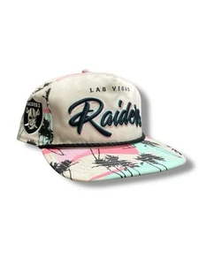 New Era Las Vegas Raiders The Golfer Rope Snapback Hat Cap Men’s Tropical AOP - Picture 1 of 5