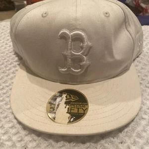 Boston Red Sox New Era 59Fifty Fitted Baseball Cap Size 7 3/4 MLB Baseball - Picture 1 of 8