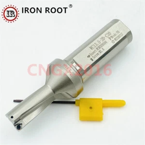 IRONROOT 1P C20-2D13.5 WC CNC Turning Milling Tool Indexable Drill U Drill WCMX - Picture 1 of 6