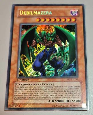 Debilmazera #AST-DE111 1.Auflage Secret Rare Karte B Ancient Sanctuary 2004 Mint - Bild 1 von 4