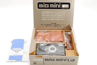【Top MINT】 Konica BiG mini F Limited Black Point & Shoot 35mm Film Camera  JAPAN - Image 1 of 4