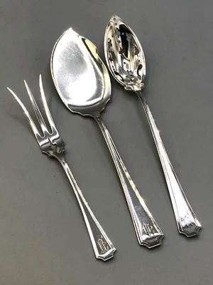 Fairfax de Durgin/Gorham grupo de 3 piezas pequeñas para servir Foto 1 de 4