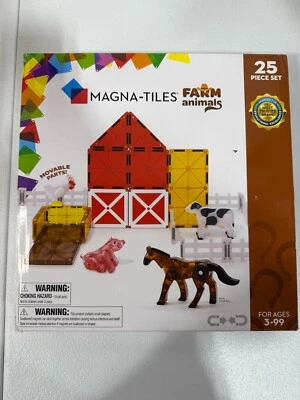 Juego de 25 piezas de animales de granja MAGNA-TILES Foto 1 de 4