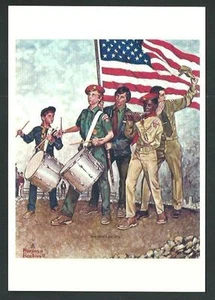 Boys Scouts of America - Disegno di Norman Rockwell - cartolina cm 10,5 x 15 - 2 - Bild 1 von 1