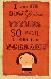 Tarjeta divertida GET WELL SOON, ""I COULD SCREAM"" de American Greetings + sobre - Imagen 1 de 4