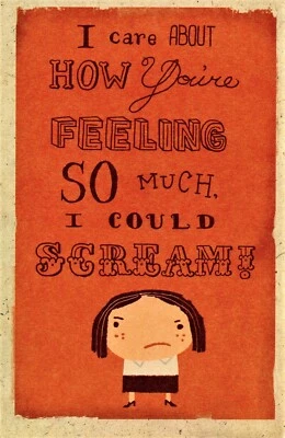 Funny GET WELL SOON Card, "I Could Scream" by American Greetings + Envelope - Image 1 of 4
