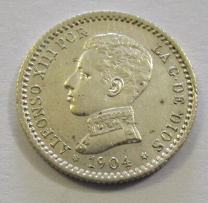 *GUTSE*674-ALFONSO XIII, 50 CÉNTIMOS 1904*0-4, MADRID SM V, CASI SIN CIRCULAR. - Picture 1 of 2