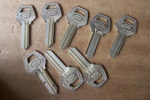 Vintage Corbin KEY BLANKS Lot of 8 UNCUT KEYS  - Picture 1 of 3