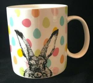 Tazza coniglio a pois multicolore Make Space decorazione primavera pasqua - Foto 1 di 4