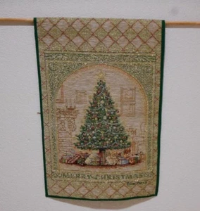 Tapestry Christmas Merry Christmas Wall Hanging Decoration Dan Morris - Picture 1 of 4