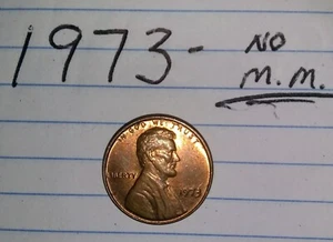 1973 Lincoln Memorial Penny, No Mint Mark.. - Picture 1 of 2