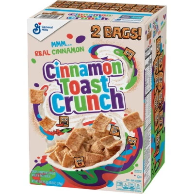 Cereal crujiente tostado de canela (49,5 oz, paquete de 2) ¡GRAN OFERTA Y SERVICIO!! Foto 1 de 4
