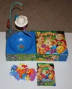 Rare 2004 Ravensburger PIRANHA skill game - 100% Complete & Super Nice - Picture 1 of 1