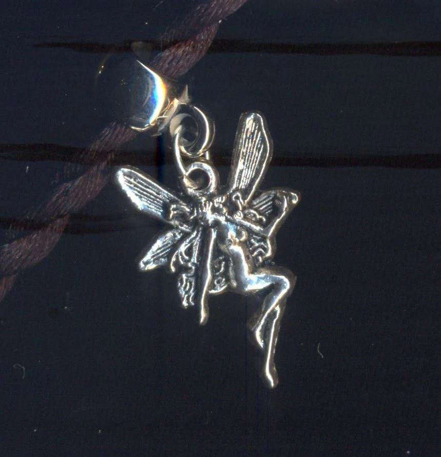 Ciondolo argentato per catena snake fata - Immagine 1 di 1