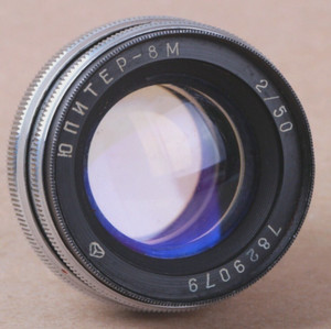 Soviet Lens JUPITER-8M 50mm f/2 Mount CONTAX, For KIEV 2, 3, 4