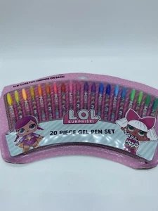 LOL Sorpresa! Juego de bolígrafos de gel de 20 piezas colores de tinta surtidos para edades de 3+ no tóxicos - Imagen 1 de 4