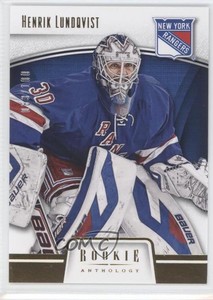2013-14 Panini Rookie Anthology Gold /100 Henrik Lundqvist #61 HOF