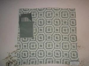 Kravet, Octogram Squares, Contemporary Novelty, 25" W X 24" L, Color Moss/Cream - Picture 1 of 2