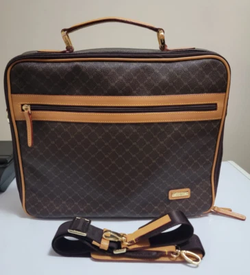 Beautiful Rioni Jetsetter’s Briefcase ST-20256 Brown Slighty Used $360 - Image 1 of 4