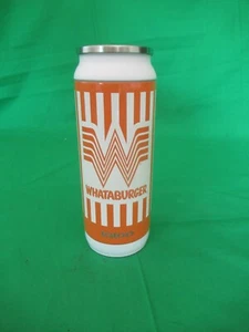 Igloo Whataburger Orange and White 16 Oz Stainless Steel Cooler Can Tumbler - Picture 1 of 9
