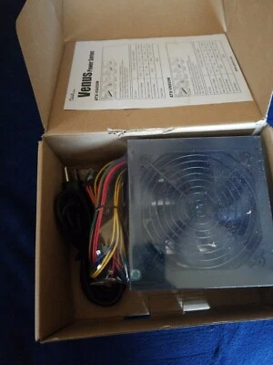 450 Watt 450W ATX SATA Power Supply ATX-VS450 W 120mm Fan Desktop PC PSU - Image 1 of 3