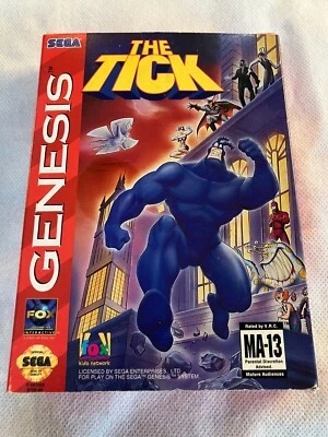 The Tick Fox Interactive Sega Genesis Original complete with box and manual! - Image 1 of 4