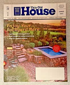 This Old House Magazine Summer 2023 Kitchen Bath Special Vol 28 No 1 - Foto 1 di 6